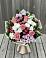 Букет цветов из: Альстромерии, Гвоздики, Розы и Хризантемы в Уторгош