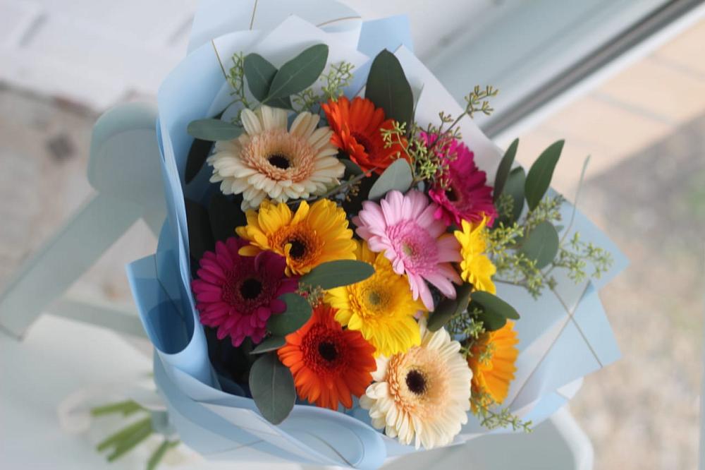 Букет цветов из: Герберы в Уторгош