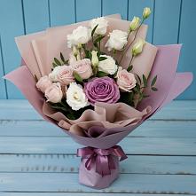 Букет цветов из:  Розы и Лизиантусы в Уторгош
