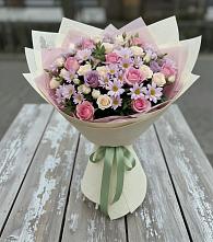 Букет цветов из:  Розы и Хризантемы в Уторгош