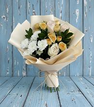 Букет цветов из:  Розы и Хризантемы в Уторгош