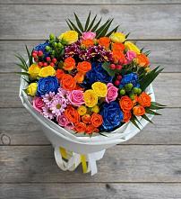 Букет цветов из:  Розы и Хризантемы в Уторгош