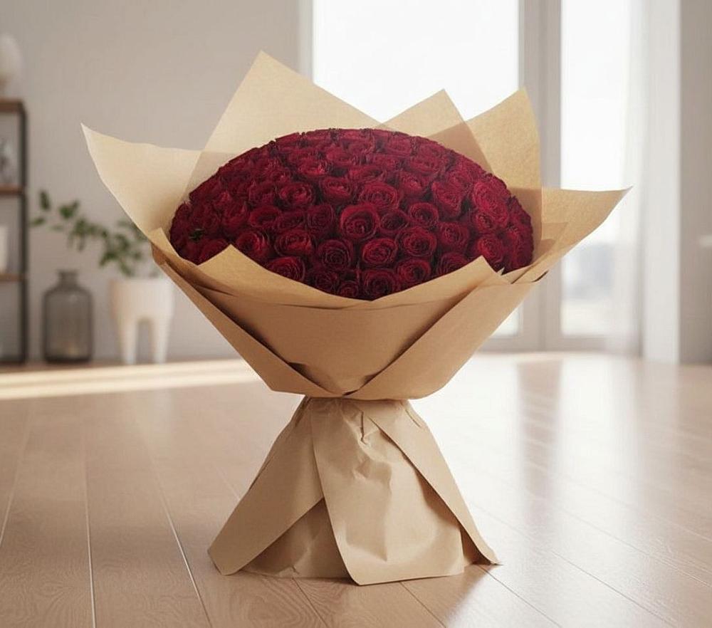 Букет 101 Красная роза в Уторгош