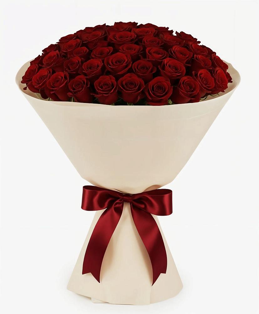 Букет 101 Бордовая роза Блэк Бакарра в Уторгош