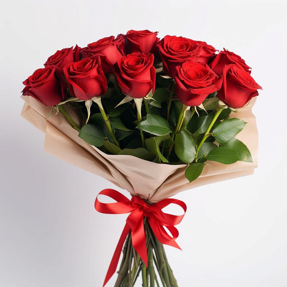 Букет 11 Красных роз Эдлесс Лав в Уторгош