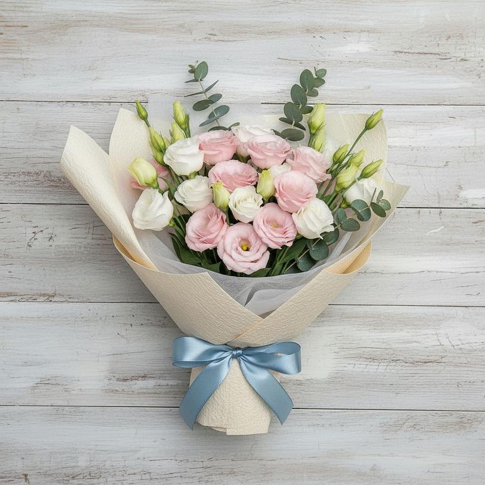 Букет цветов из: Лизиантусы в Уторгош